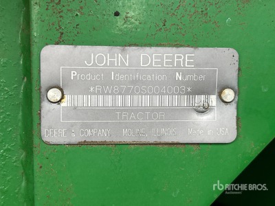 John Deere 8770 Articulated 4WD Tractor