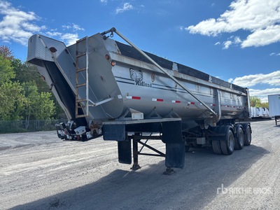 2018 Midland SK340 34 ft Tri/A مقطورة للتفريغ الخلفي