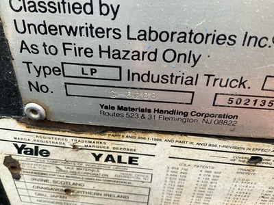 Yale GLC050 Cushion Tire Forklift