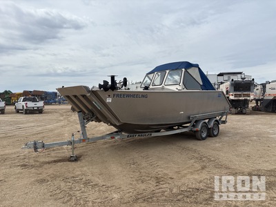 2020 Henley Landing Craft Fishing Boat w/2013 Easy Hauler 2350TBG-102BR Trailer