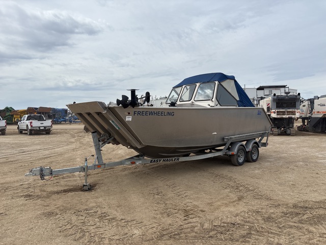 2020 Henley Landing Craft Fishing Boat w/2013 Easy Hauler 2350TBG-102BR Trailer