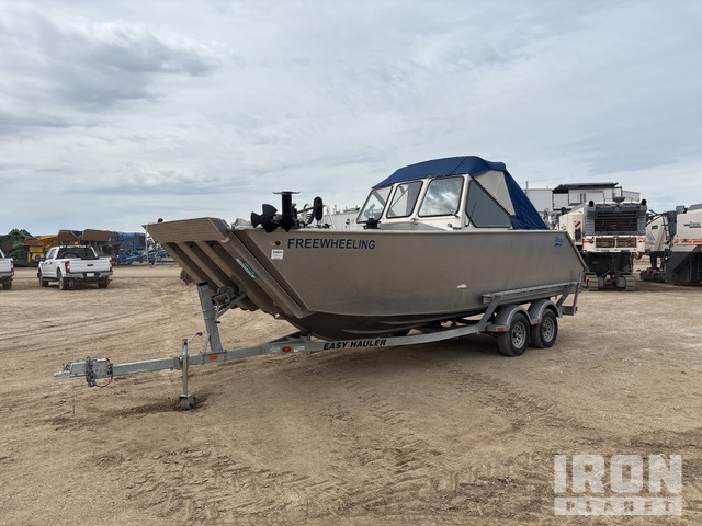 2020 Henley Landing Craft Fishing Boat w/2013 Easy Hauler 2350TBG-102BR Trailer