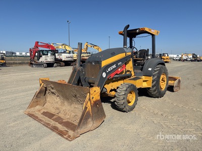 2017 John Deere 210L 4x4 Cargadora para trabajos de jardinería