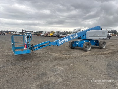 2011 Genie S-65 4WD Diesel رافعة تليسكوبية بذراع تطويل