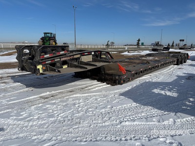 2009 Aspen HG80-24 24-Wheel Double Drop Removable Gooseneck Przyczepa niskopodwoziowa