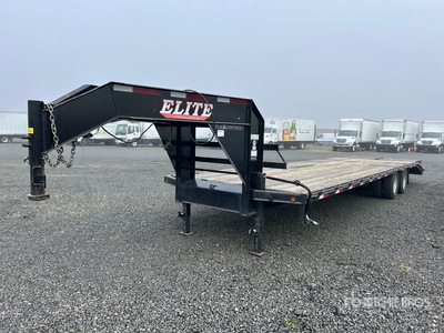 2019 Elite 32 ft T/A Gooseneck Apparatuur aanhangwagen