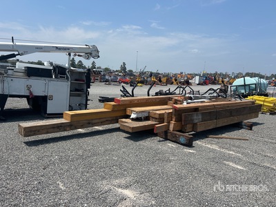 Quantity of (60) GLV Laminated Wood Beams