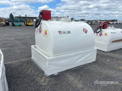 2026 AM Tank 1050 gal Skid Mounted Steel Diesel Fuel Tank (Unused)