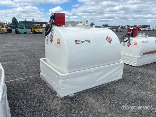 2026 AM Tank 1050 gal Skid Mounted Steel Diesel Fuel Tank (Unused)