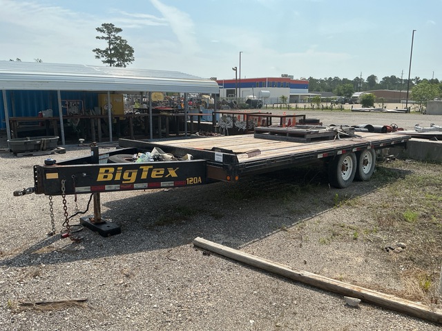 2013 Big Tex 120A 20 ft T/A Equipment Trailer