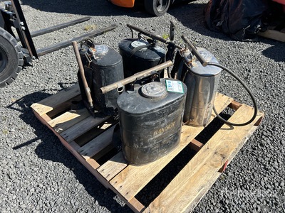 Quantity of (4) Backpack Fire Starter Pump