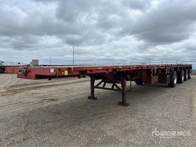 2013 Thruway Trombone 53 ft Quad/A 53 ft Extendable Remolque caja abierta