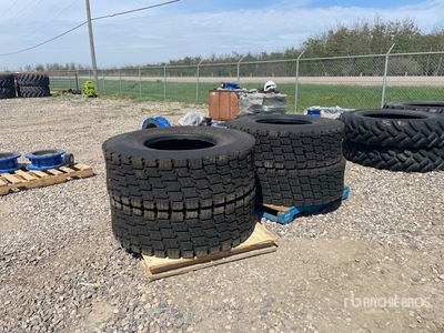 Quantity of (4) Beaver 445/80R25 Tires
