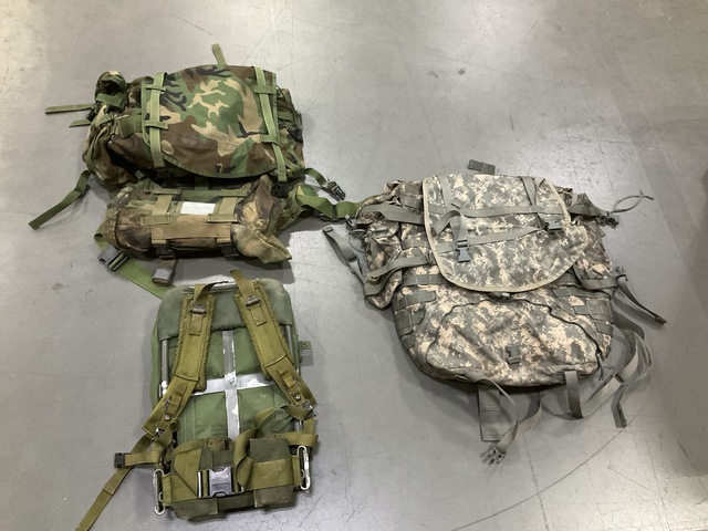 (19) Field Packs, (12) Assault Packs, (21) Frames & (2) Main Packs