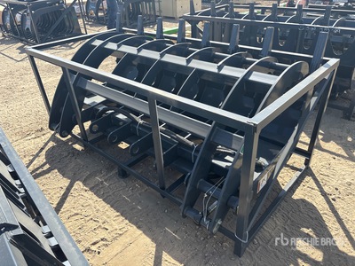 StanForge RG72 72 in Grapple Skid Steer Root Rake (Unused)