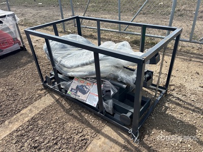 StanForge SBG70 2500 lb 70 in Hydraulic Round Bale Skid Steer Grapple (Unused)