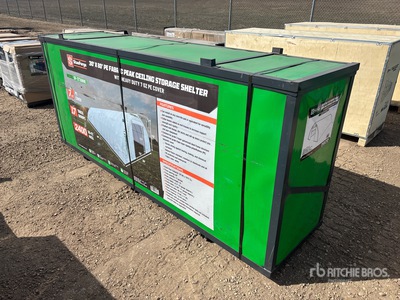 StanForge ST3080E 30 ft x 80 ft Peak Ceiling 貯蔵庫 (Unused)