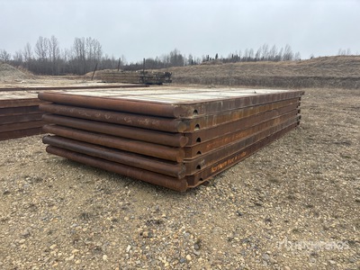 Quantity of (6) 8 ft x 20 ft Rig Mats