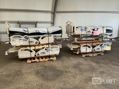 (4) Hill-Rom Hospital Beds