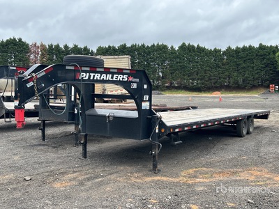 PJ Trailers 32 ft T/A Gooseneck LS322 Przyczepa do sprzętu