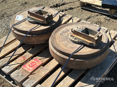 Quantity of (2) Undercarriage Idlers - Fits Komatsu PC240LC-10
