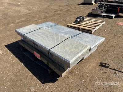 Quantity of (2) Challenger Aluminum Pickup Tool Box