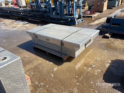 Quantity of (2) Unique Aluminum Pickup Tool Box