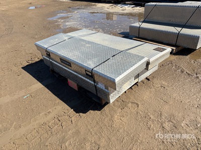 Quantity of (2) Lund Alum Pickup Tool Box