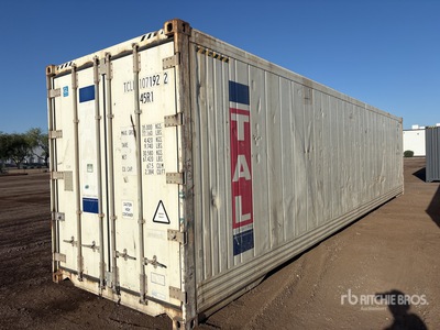 2010 40 ft High Cube Refrigerated Storage Container