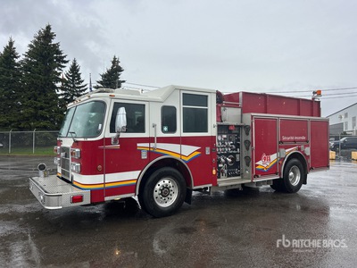2010 Pierce Contender 4x2 Crew Cab Fire Truck