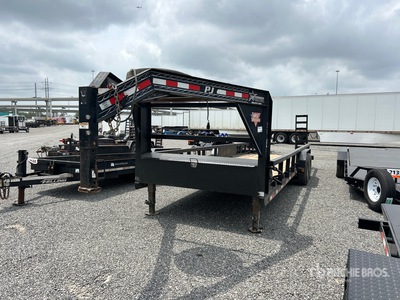 2021 PJ 24 ft T/A Gooseneck Plant Trailer