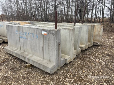 Quantity of (7) Jersey Barriers