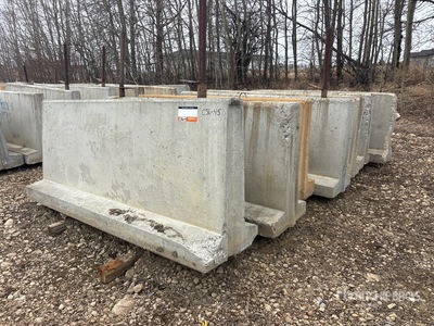 Quantity of (7) Jersey Barriers