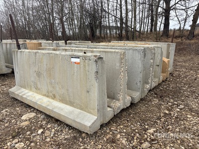 Quantity of (7) Jersey Barriers