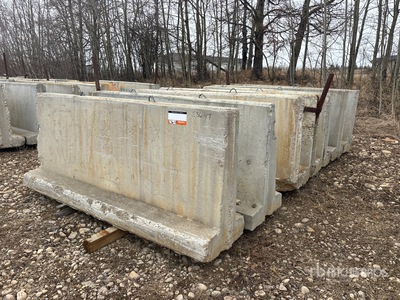 Quantity of (7) Jersey Barriers