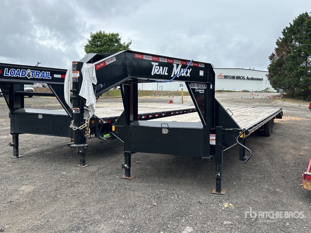 2025 Trailmax TD40T 40 ft T/A Gooseneck MX27-40 Equipment Trailer