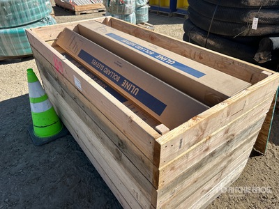 Quantity of (13) 6 in Bollard Sleeves (Unused)