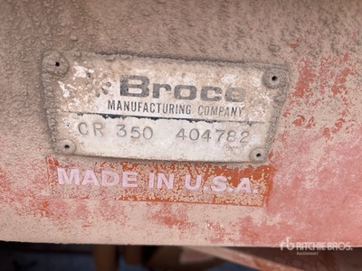 2005 Broce RJ350 Spazzatrice semovente