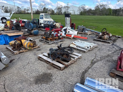 Quantity of (7) Pallets of Utility Truck Parts Divers