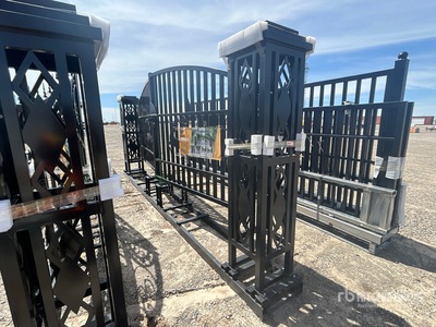 Suihe NFG-20FGP-D 19 ft x 7 ft 6 in Steel ドライブウェイ ゲート (Unused)