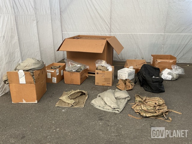 (13) Field Packs, (3) Extreme Cold Weather Parka Liners & Assorted Items