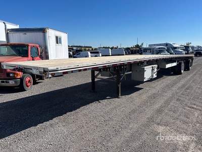 2018 MAC 53 ft T/A Spread Axle Flatbed Trailer