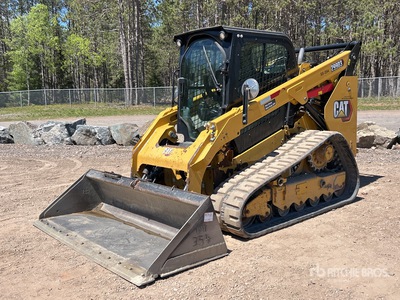 2022 Cat 299D3 Two-Speed High Flow XPS Chargeuse sur rails compacte
