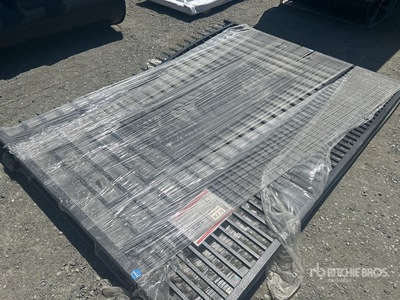 2026 SUNTOP S0720-1 20 ft Wrought Iron Bi-Parting Driveway Gate (Unused)