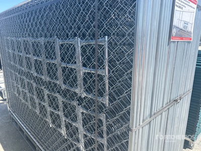 Quantity of (32) 2026 SUNTOP S0610-32 10 ft x 6 ft Chain Link Temporary サイト フェンス (Unused)