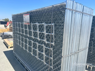 Quantity of (32) 2026 SUNTOP S0610-32 10 ft x 6 ft Chain Link Temporary サイト フェンス (Unused)