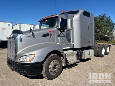 2012 Kenworth T660 6x4 T/A Sleeper Truck Tractor