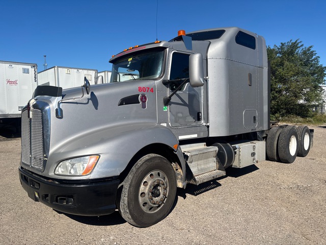 2012 Kenworth T660 6x4 T/A Sleeper Truck Tractor