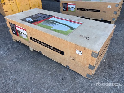 2026 SUNTOP SC2040B 20 ft x 40 ft Enclosed Carport (Unused)