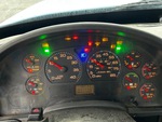 Cab with Spie luminose del motore